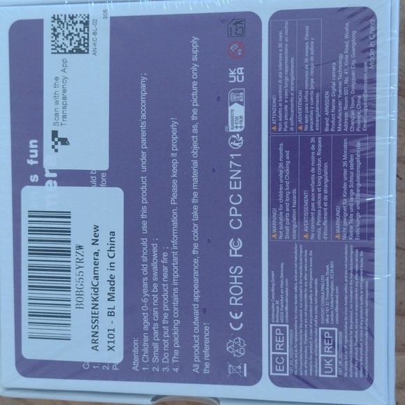 Arnssien Happy Moments for Kids Blue Digital Camera New in Box - Picture 3 of 3